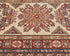 11 Feet Beige Kazak Afghan Hand Knotted Wool Runner Rug